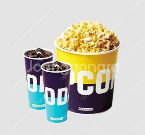 CGV 메가박스 롯데시네마 팝콘 콤보 매점 할인권--0