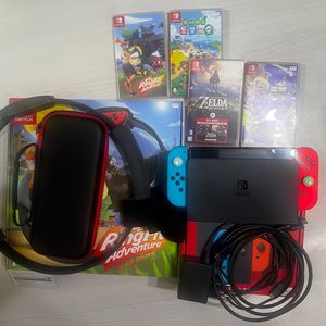 닌텐도 스위치 OLED, 게임팩, 링피트셋 팝니다