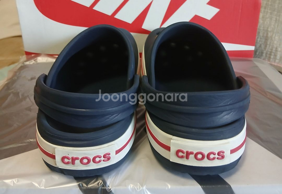 크록스 J2 200실사이즈.정품 크록밴드 .지비츠포함--5