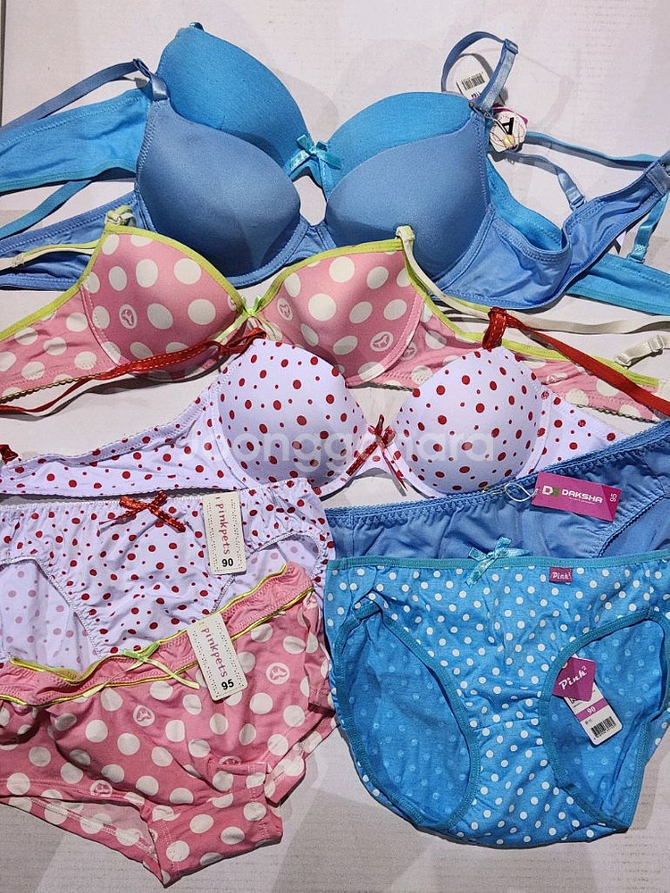 80A 브라4 팬티4 속옷세트--8