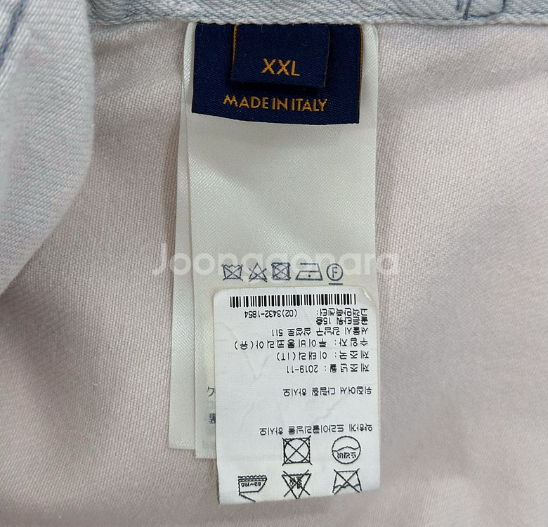 3L] 루이비통 리무버블 포켓 블리자드 데님 셔츠 자켓--7