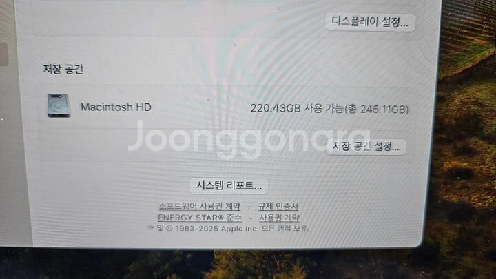 MacBook Air M2 실버 A2681--5