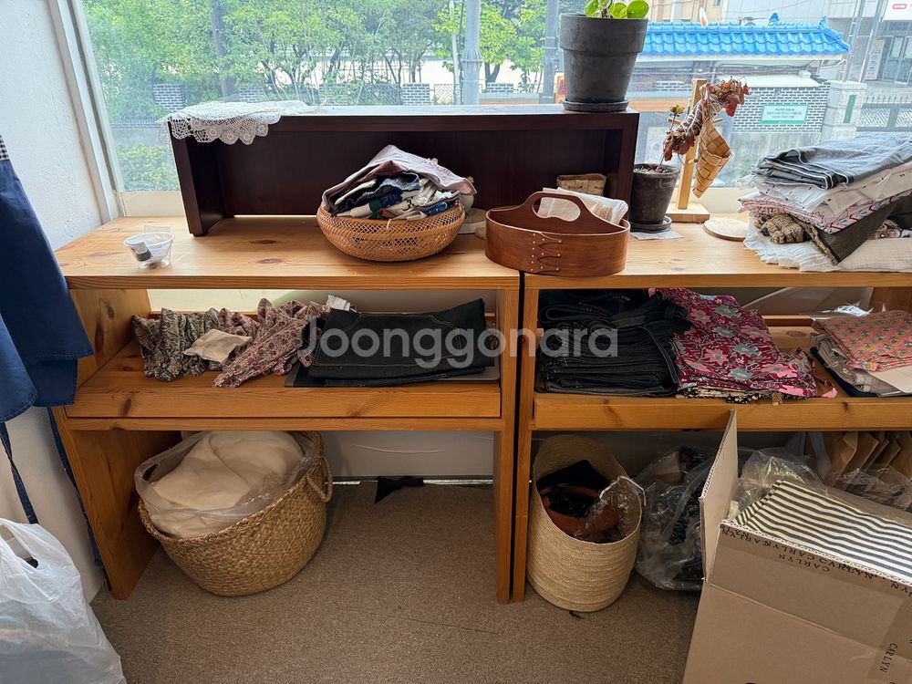 원목 진열대 슬라이드 장--0