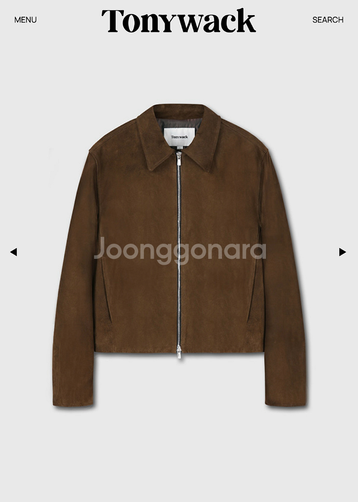 토니웩 24FW 스웨이드 자켓 L--1