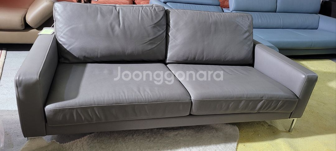 자코모 모네 이태리 천연가죽 3인소파--0