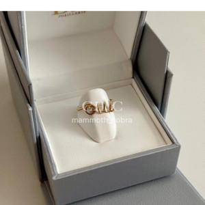 정품 디올 OUI 반지 DIOR OUI 옐로우골드