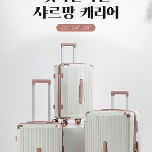 캣티컬렉션 샤르망 캐리어 20인치 새상품