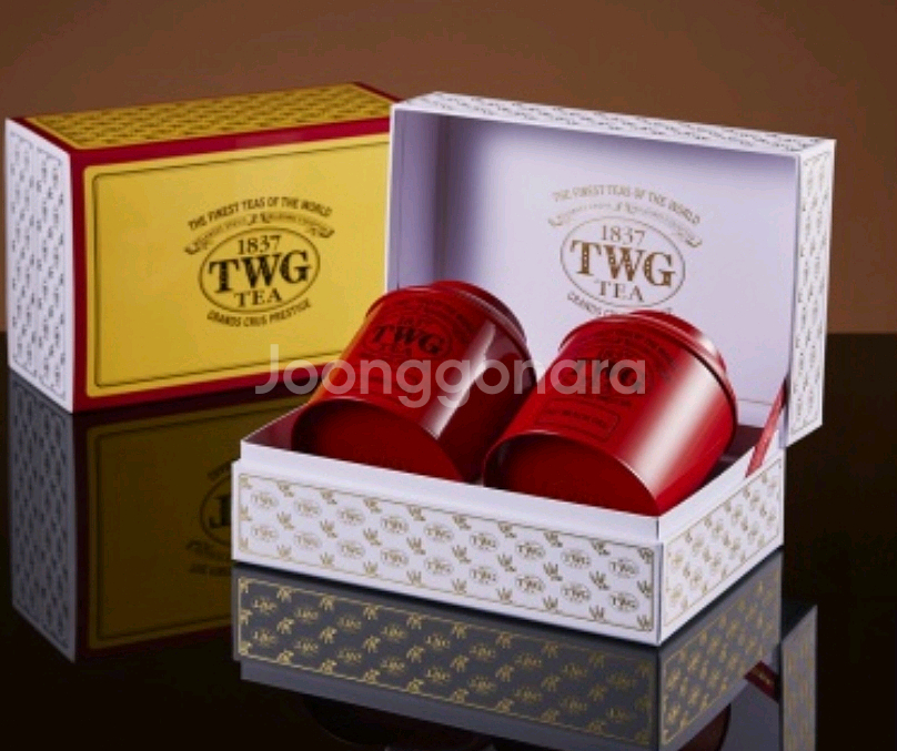 TWG 1837 블랙티 그린티선물세트--2
