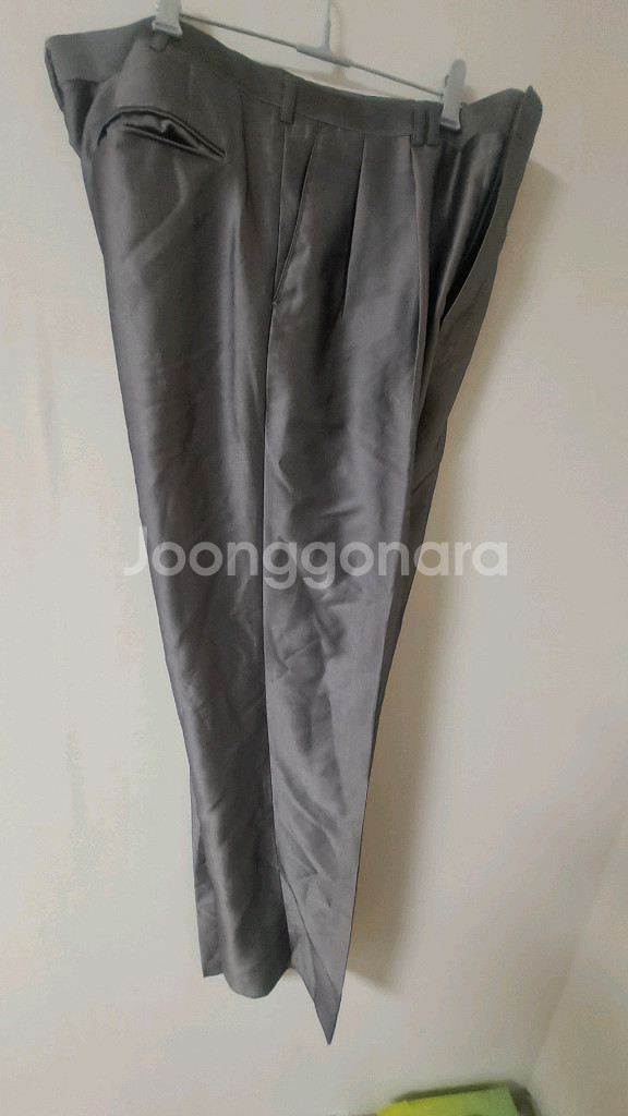 알베르토 셀리니.유광.회색.춘하추.38인치.새상품.--1