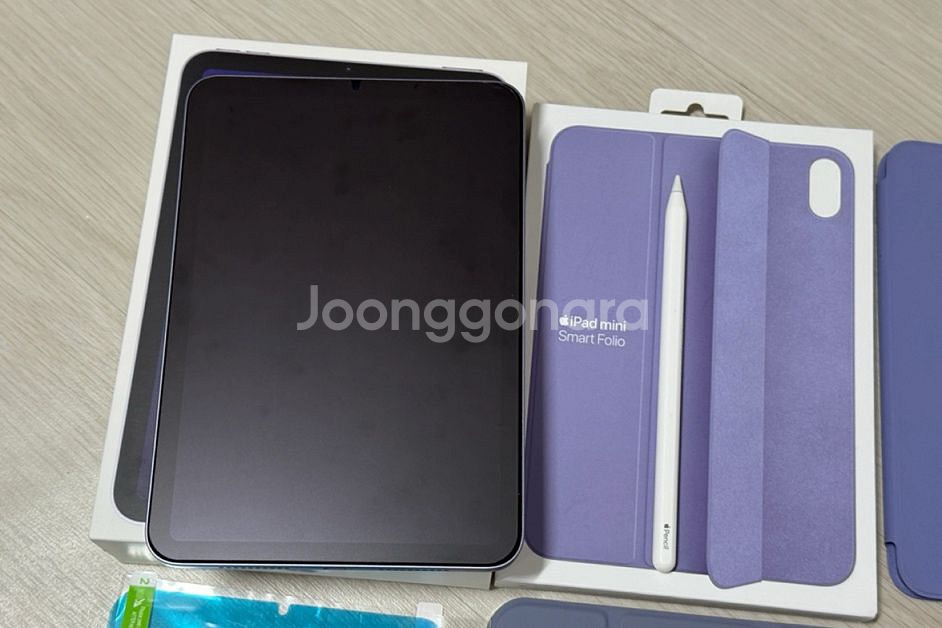 아이패드 미니6 wifi 64기가 퍼플+애플펜슬 2세대--1