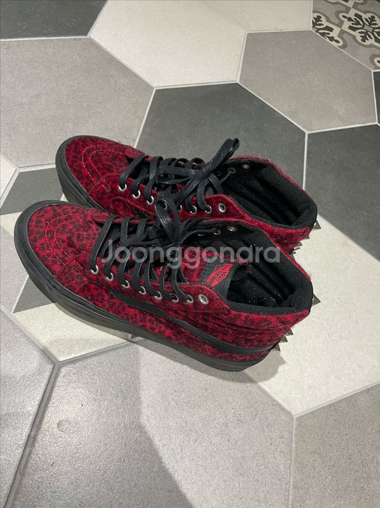 Vans 반스 레오파드 스터드 한정판--0