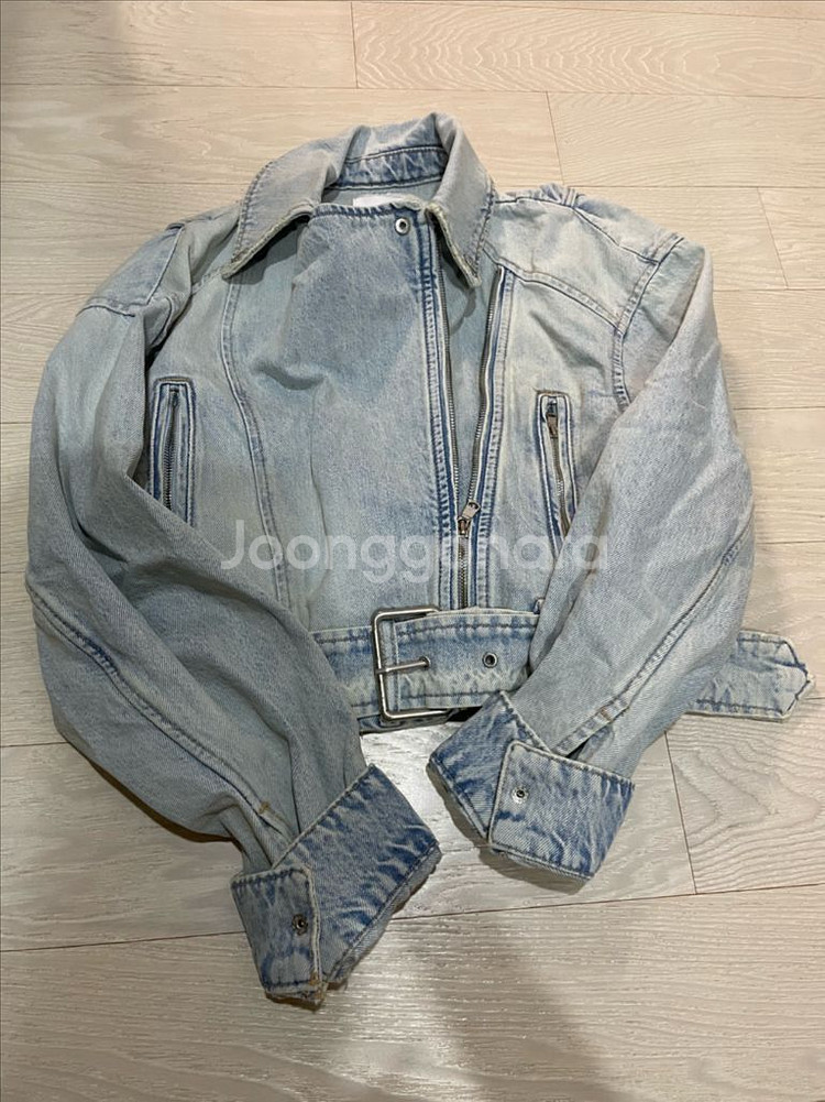 Zara 자라 데님 라이더 자켓(최실장 추천템) 새상품--0