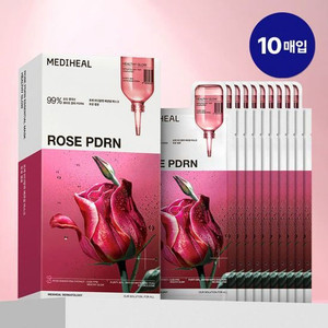 메디힐 로제 PDRN 모공결광 마스크팩 8매