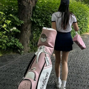 국내무료배송 트롤리 바퀴형 골프백 캐디백 ( 말본 어뉴