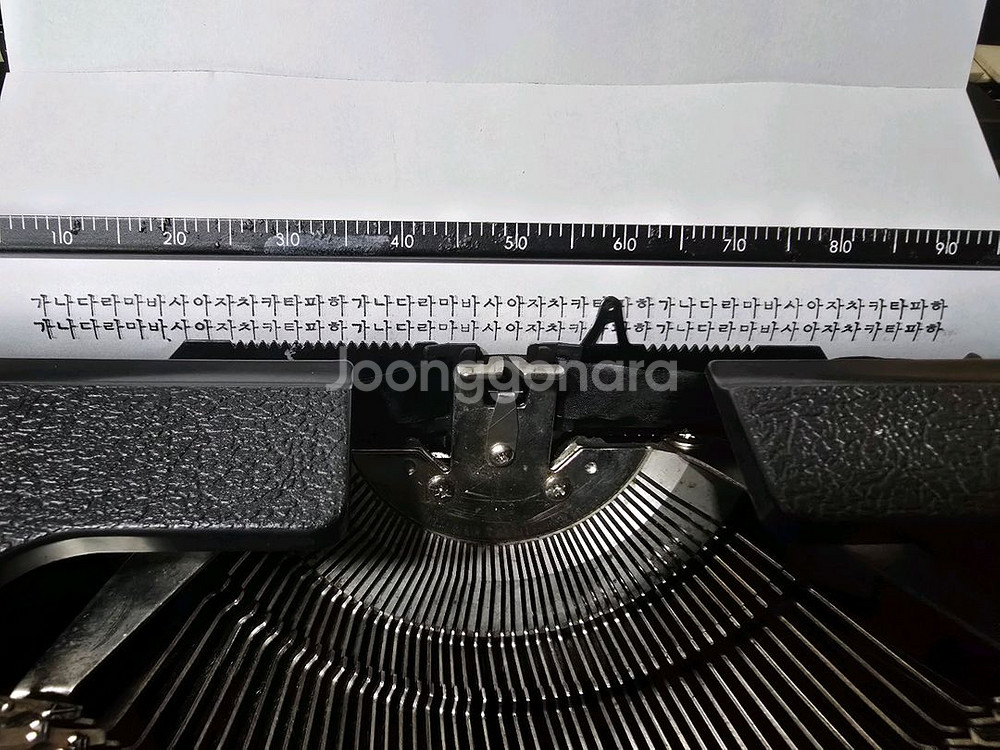 상태좋은 빈티지 크로버 810S 한글타자기--2