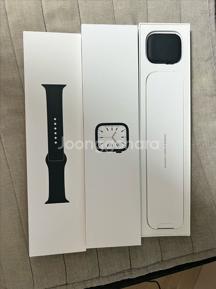 애플워치7 45mm GPS 미드나이트 팝니다--5