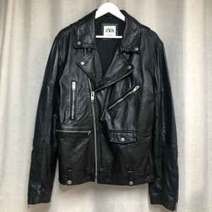 ZARA 자라 양가죽 라이더 자켓 (L)