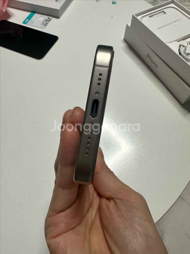 아이폰 15 Pro 내추럴 티타늄 128GB--15