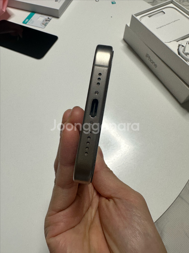 아이폰 15 Pro 내추럴 티타늄 128GB--7