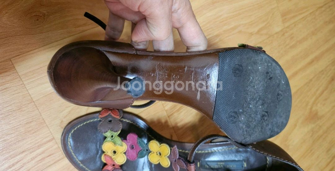 루이비통 정품 샌들--3