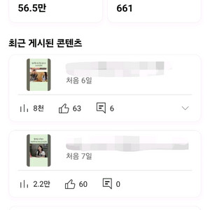 구독자 14,400명 국내 알고리즘 유튜브 채널