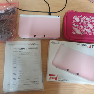 닌텐도 3ds xl 핑크 a급 박스 세트