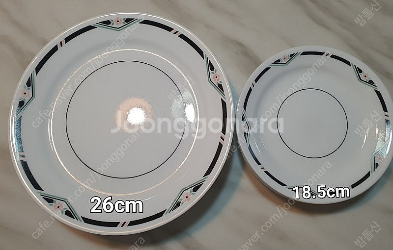 빈티지 코렐 대접시 26cm 모음 개당값--9