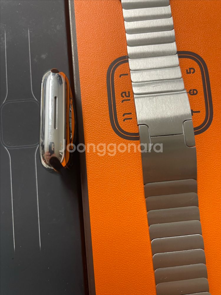 애플워치7에르메스 41mm 실버 S급--5