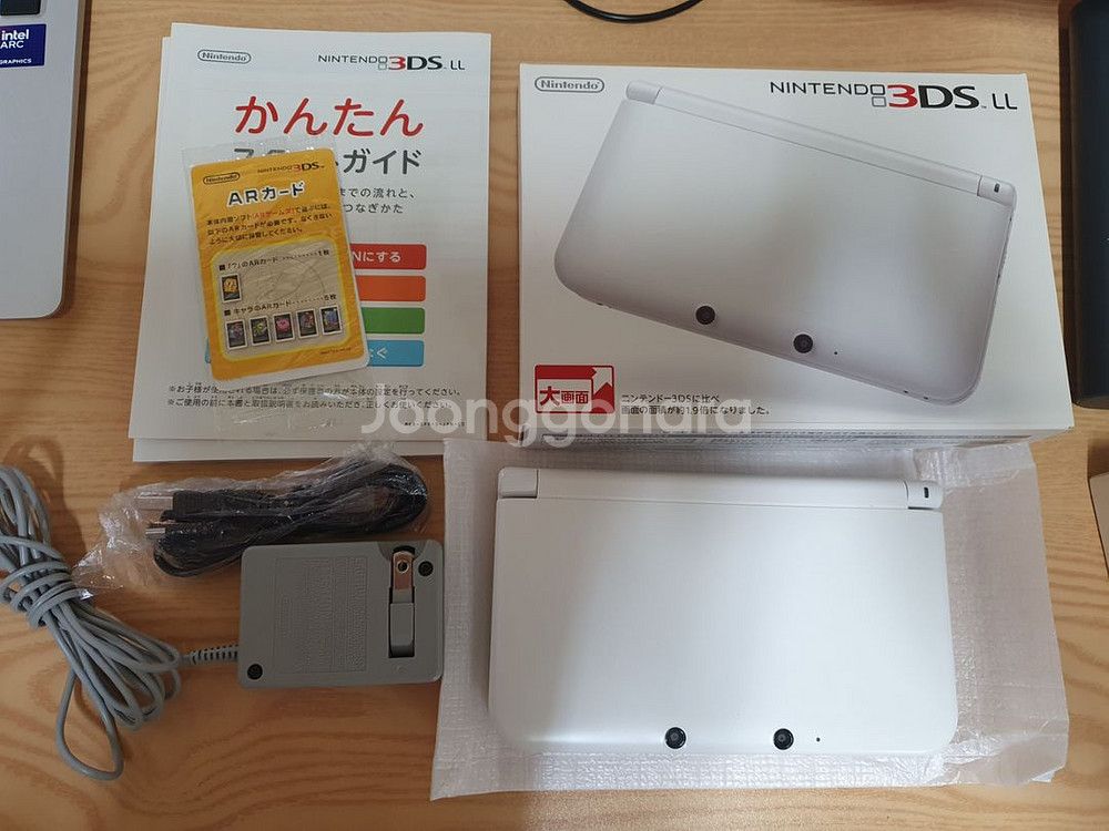 닌텐도 3ds xl 화이트 박스 세트 a급--0
