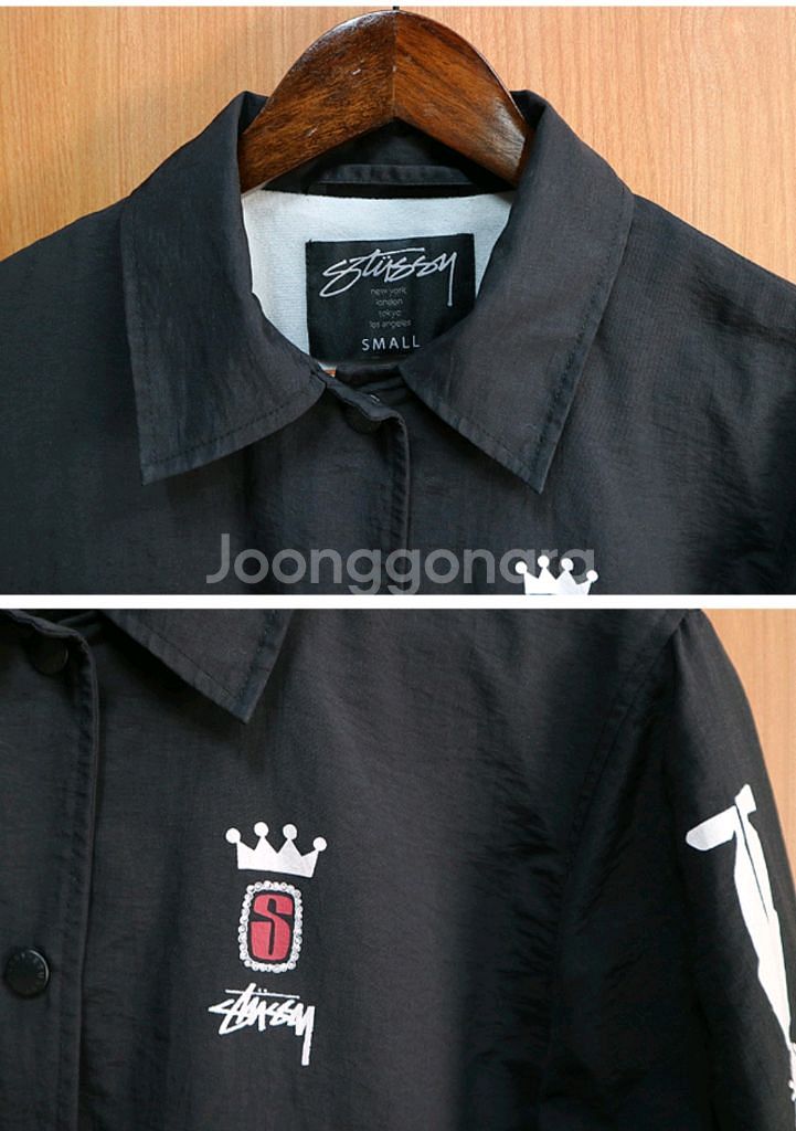 일본판 stussy 스투시 빅 프린팅 코치자켓--1