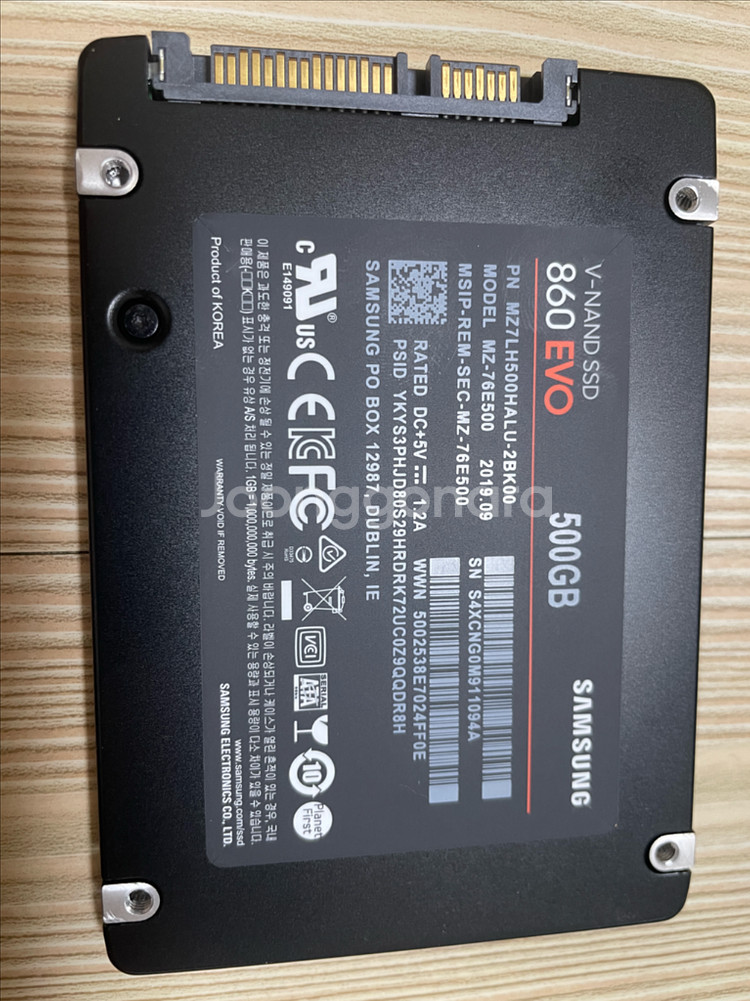 삼성 860 EVO 500GB SSD--0