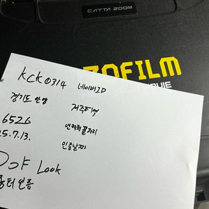 DZO catta zoom 렌즈 세트