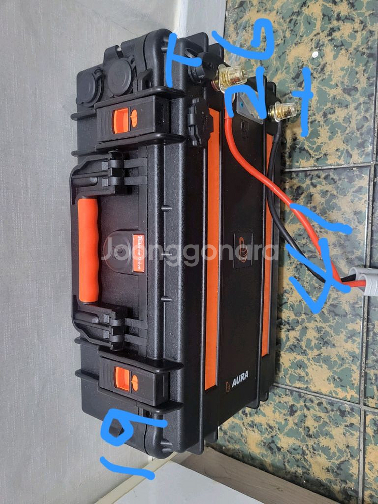 가이드모터3마력 및 파워뱅크24v 100a--8