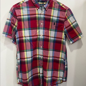 랄프로렌 보이즈 체크 반팔 셔츠 XL(18-19) 66