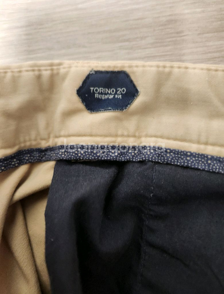 일꼬르소 면바지 Regular Fit Beige 85--2