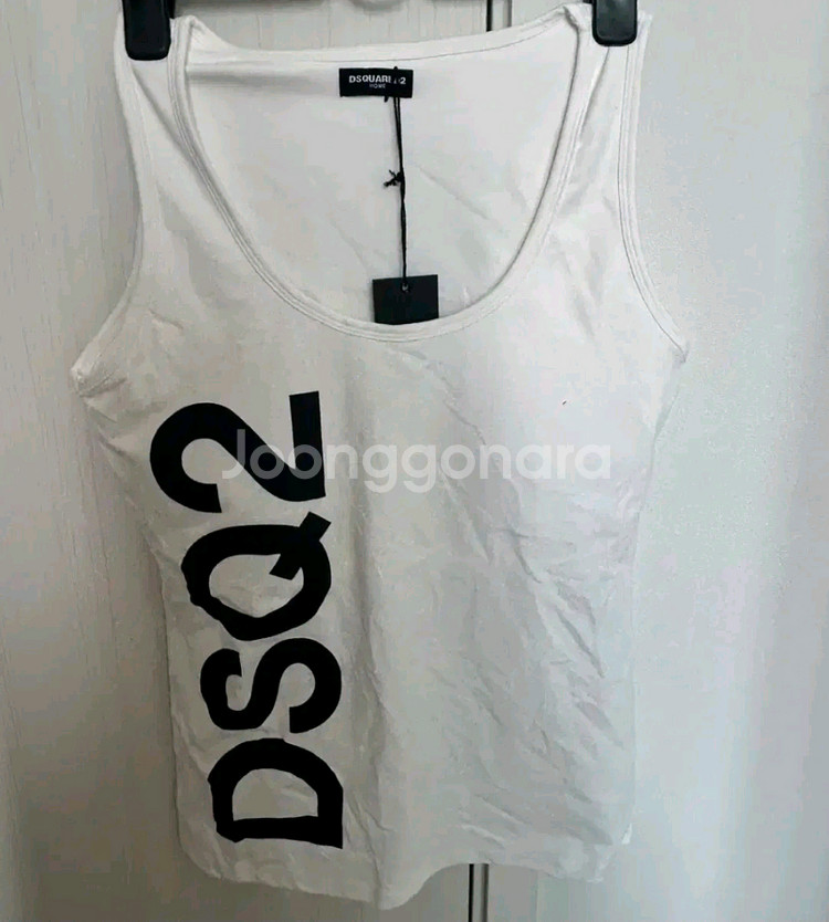 DSQUARED2 캡내장 민소매 나시티 마지막사진확인--0
