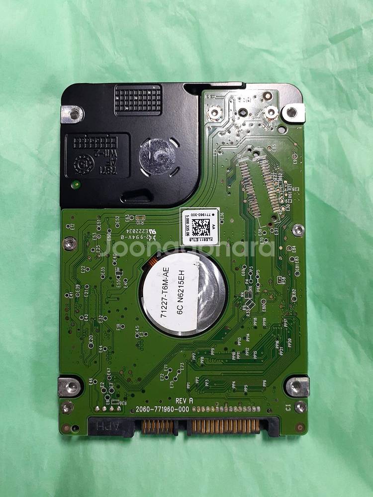 노트북 하드 WD Blue HDD 750GB 2.5인치--1