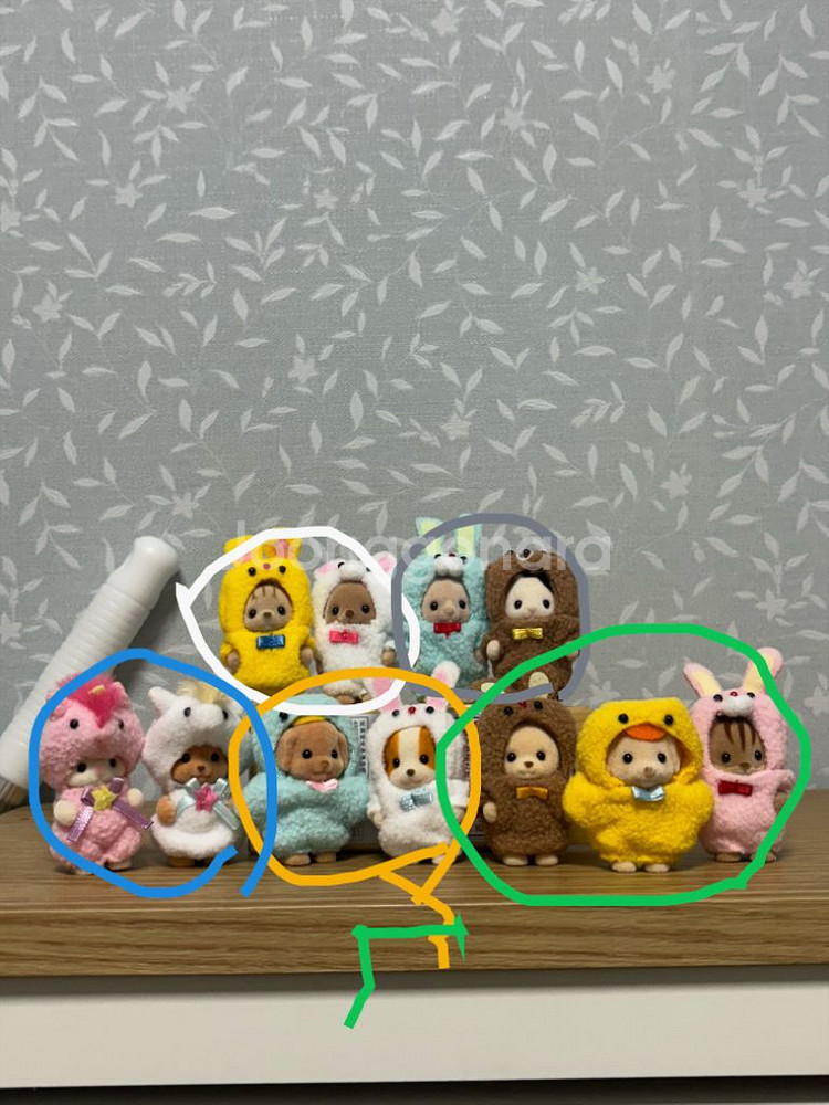 실바니안 35주년 코스튬/마스코트트리오/유니콘--1