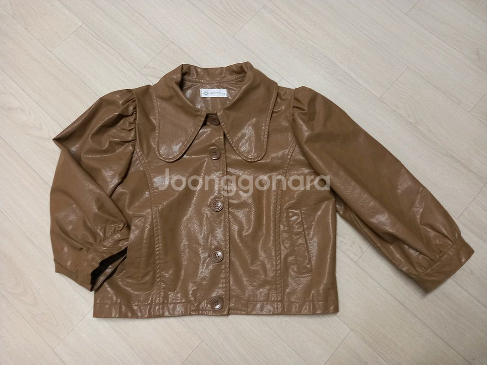여아130 빅카라 레자자켓--0