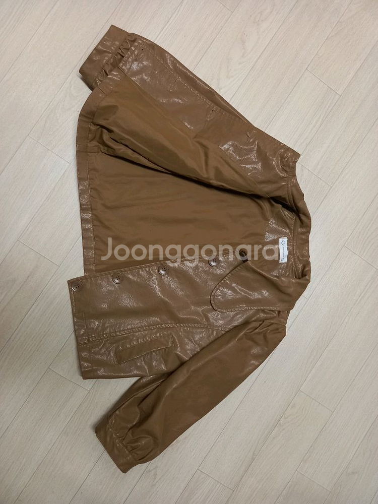 여아130 빅카라 레자자켓--1