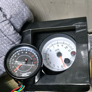 차량 바이크용 RPM타코미터 게이지 2종