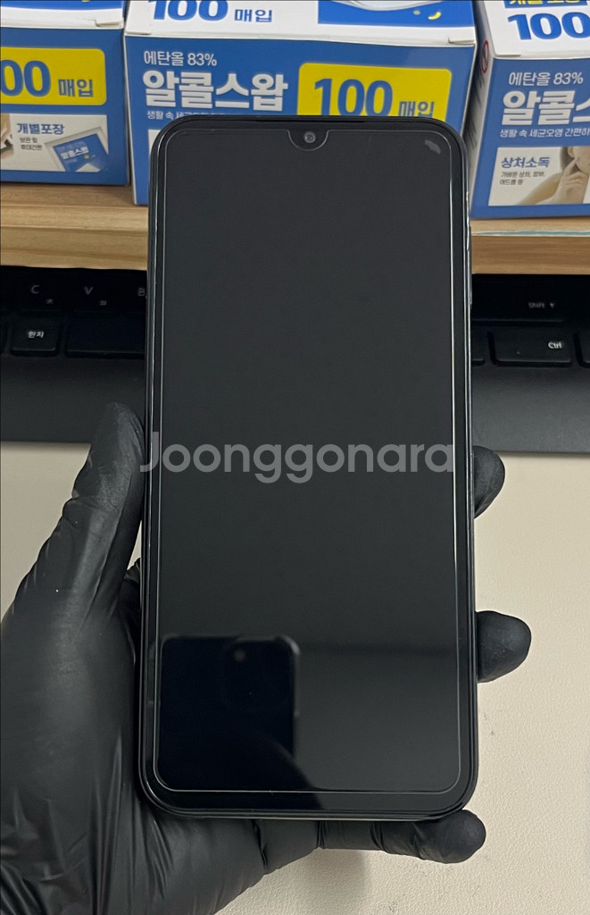 갤럭시점프3 128G 블랙 S급--0