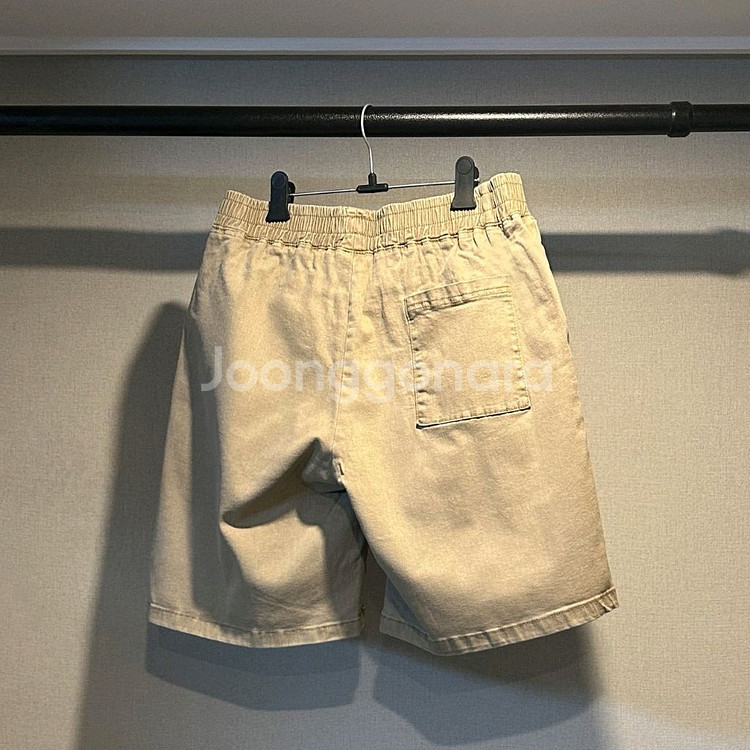 폴로 피그먼트 워싱 하프팬츠--4