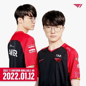 LCK 스프링 22시즌 T1 유니폼 FAKER 마킹