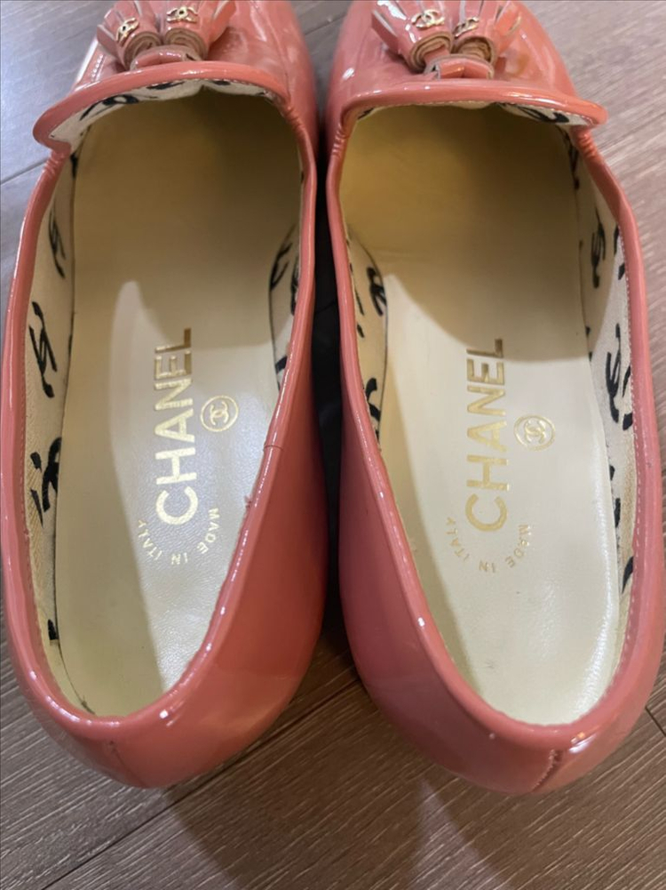 샤넬 로퍼 에나멜--4