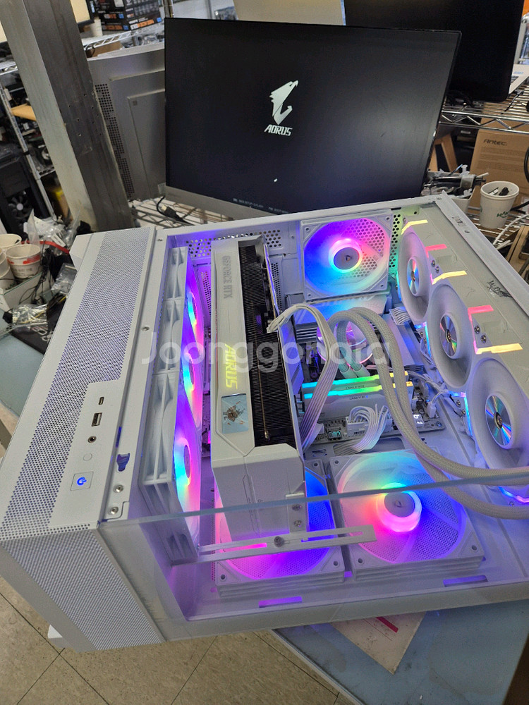 (새제품)화이트 감성 pc 팝니다 5060ti--1