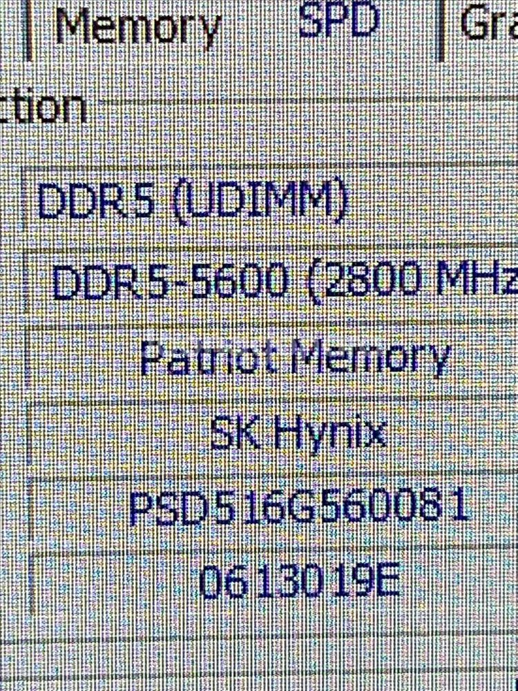 패트리어트 ddr5 16g2개 32g 5600mhz--2