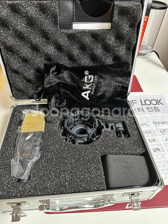 콘덴서 마이크 AKG c414 xlii 팝니다 (민트급--1