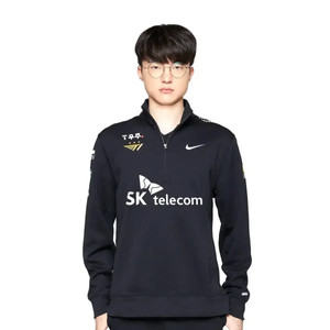 LCK T1 22시즌 월즈 하프집업 FAKER 마킹