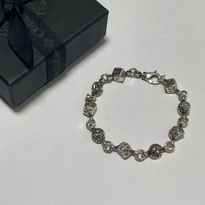 [정품/상태최상] 크롬하츠 다이스 크로스볼 팔찌 9링크